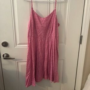 Pink sundress with coordinating 3T dress